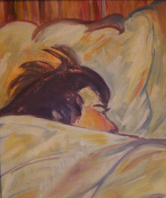 Le Lit 0 after Lautrec